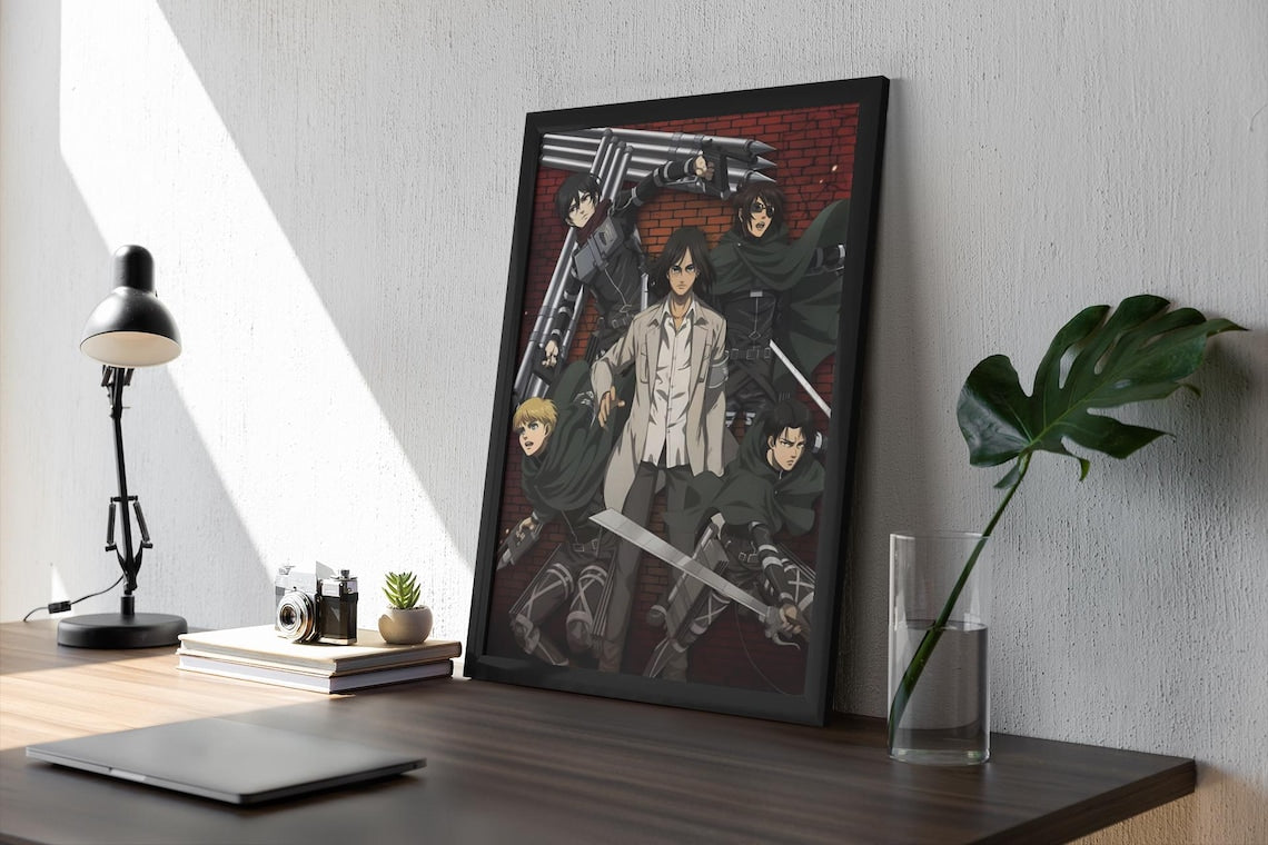 Attack On Titan Anime Manga Poster Unframed V3 Size 24''x36''