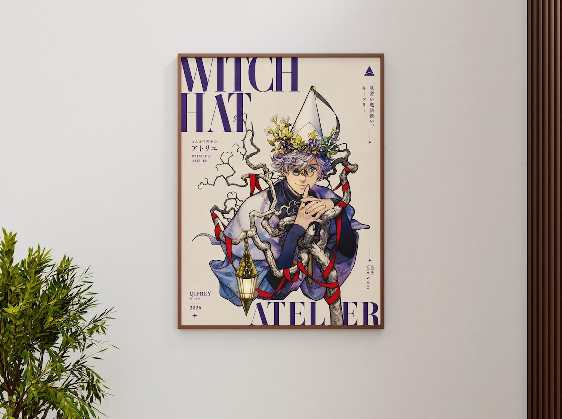 Witch Hat Atelier Qifrey Poster V3 Unframed Size 24''x36''