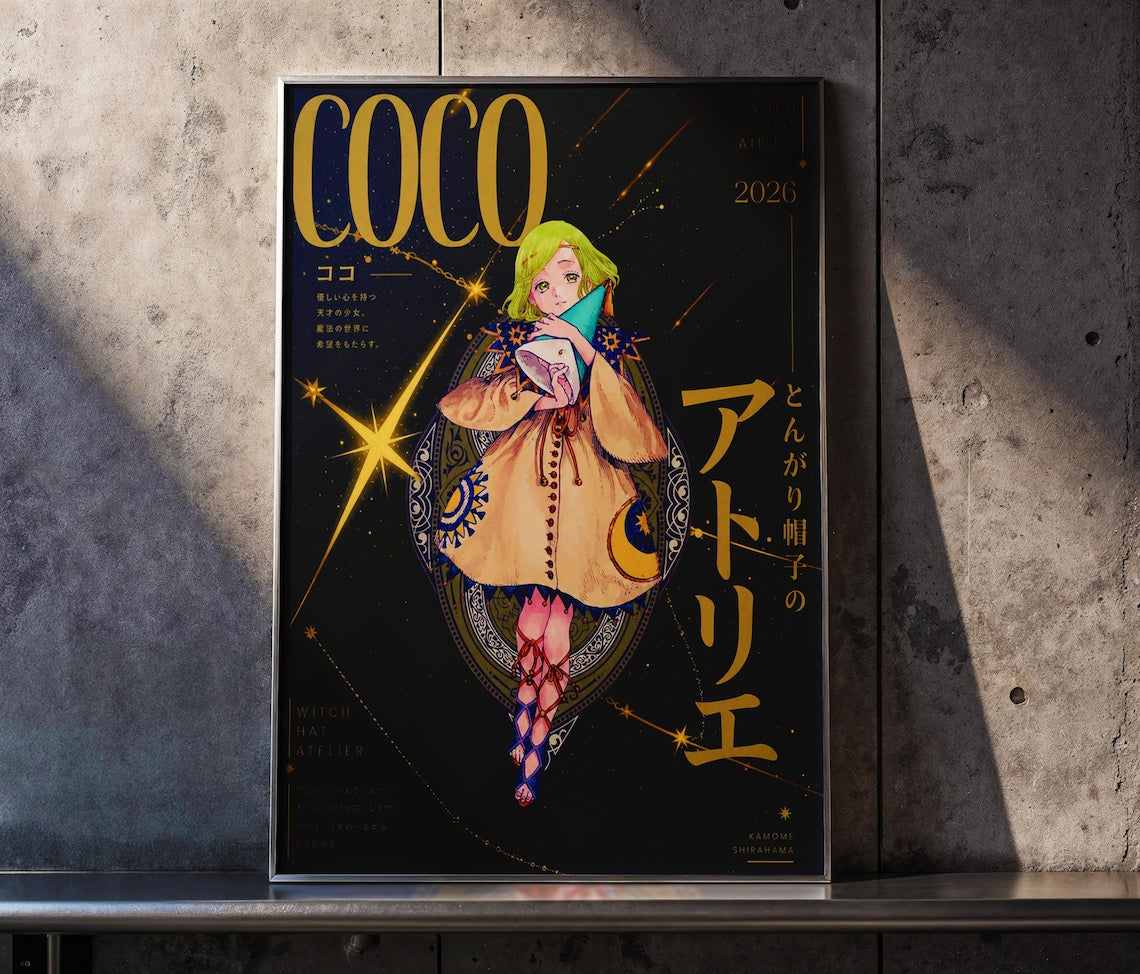 Witch Hat Atelier Coco Poster V2 Unframed Size 24''x36''