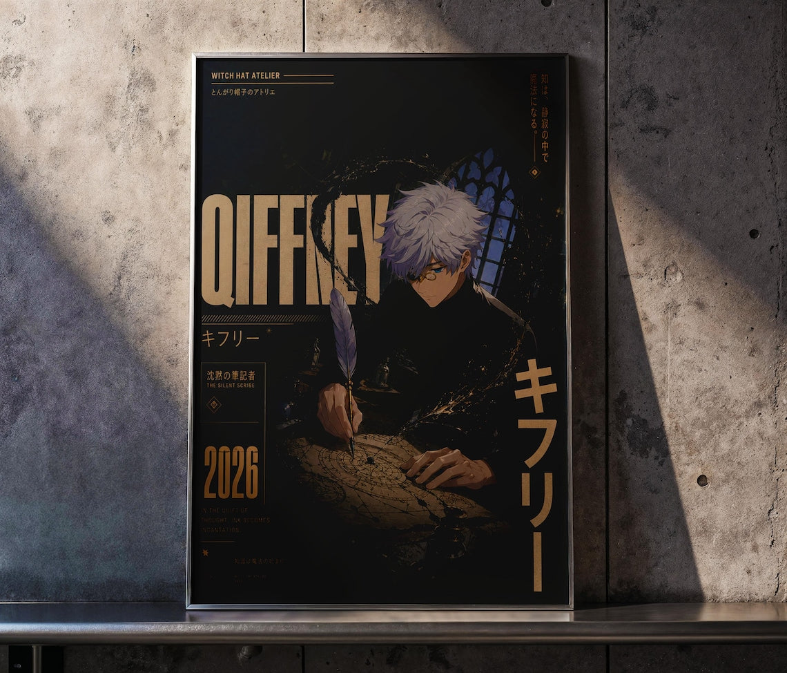 Qifrey Witch Hat Atelier Poster V1 Unframed Size 24''x36''