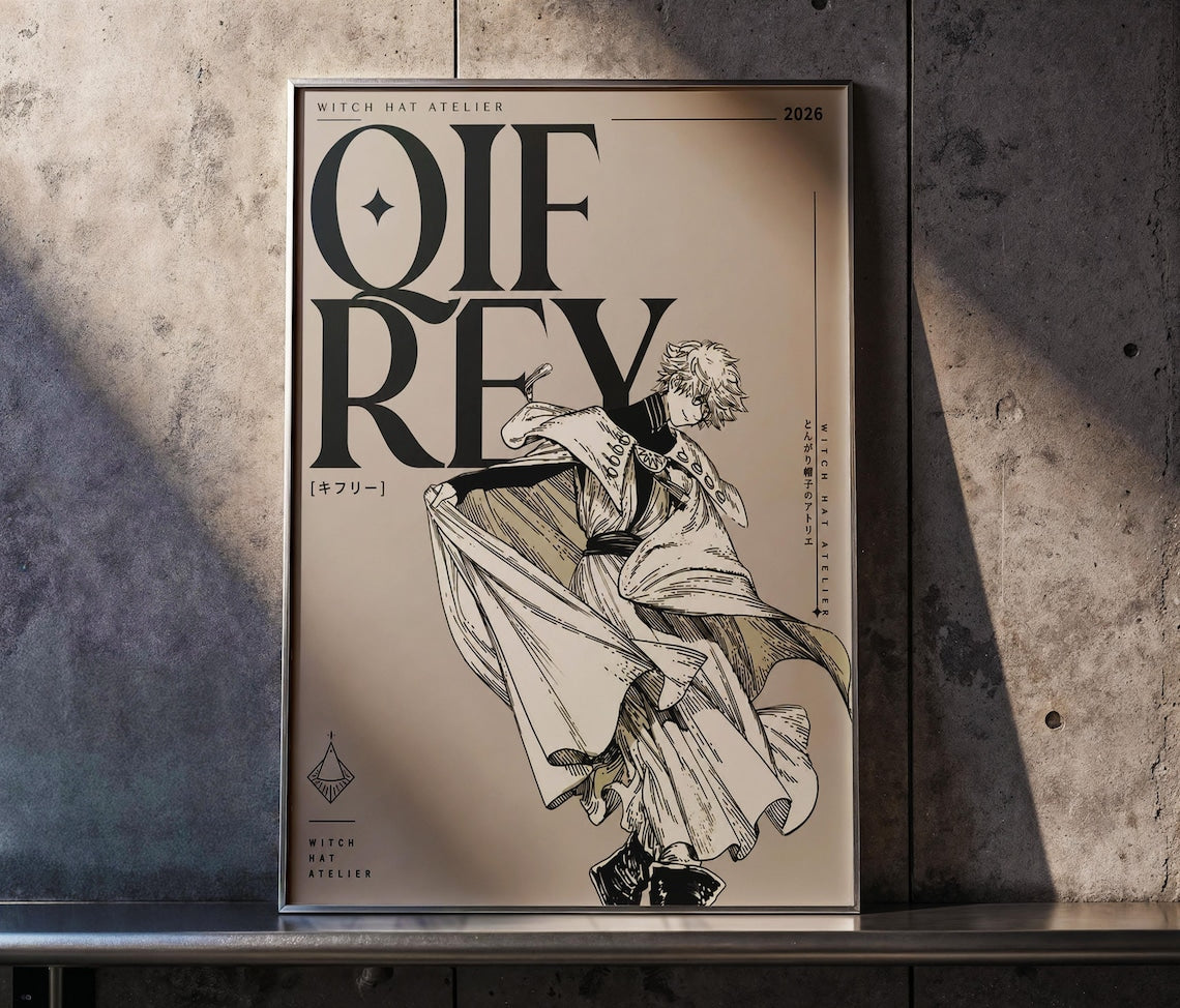Witch Hat Atelier Qifrey Poster V4 Unframed Size 24''x36''