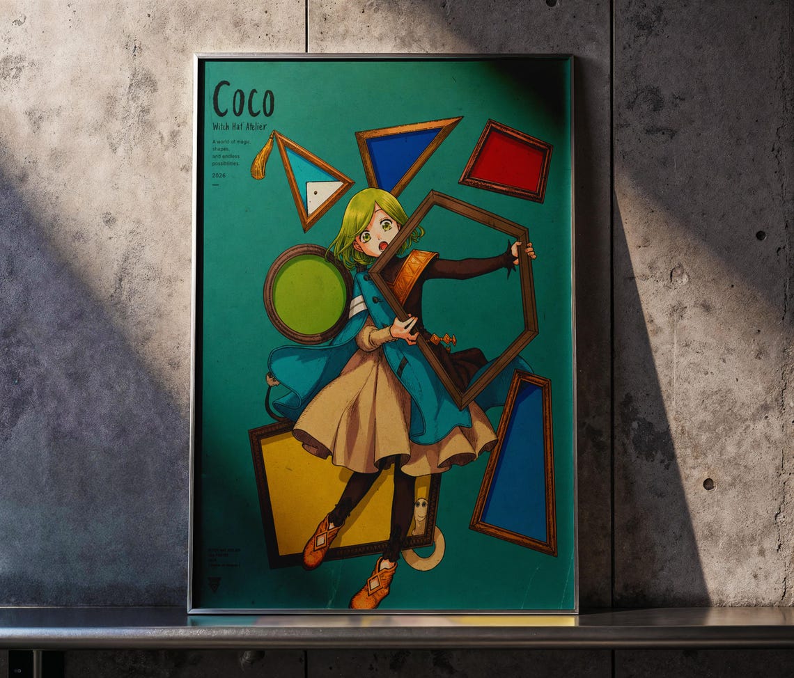 Witch Hat Atelier Coco Poster V5 Unframed Size 24''x36''
