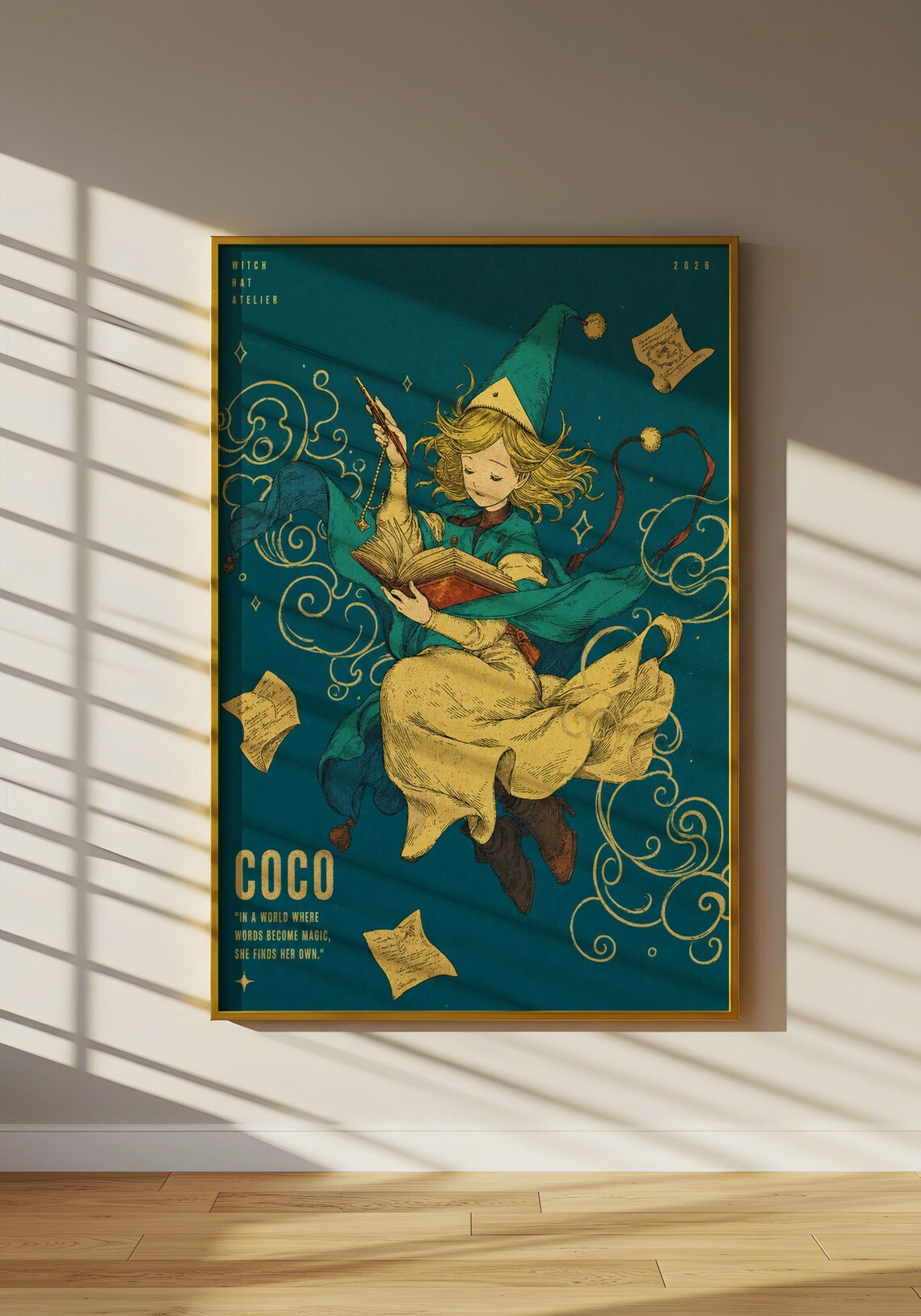 Coco Witch Hat Atelier Anime Poster V2 Unframed Size 24''x36''