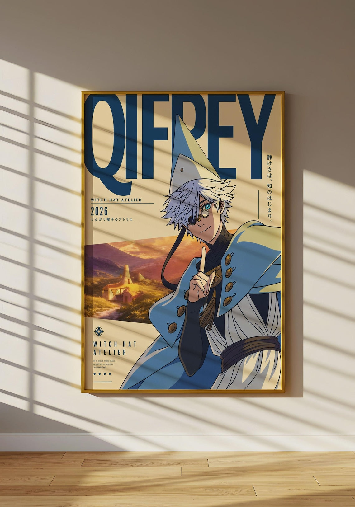 Witch Hat Atelier Qifrey Poster V5 Unframed Size 24''x36''