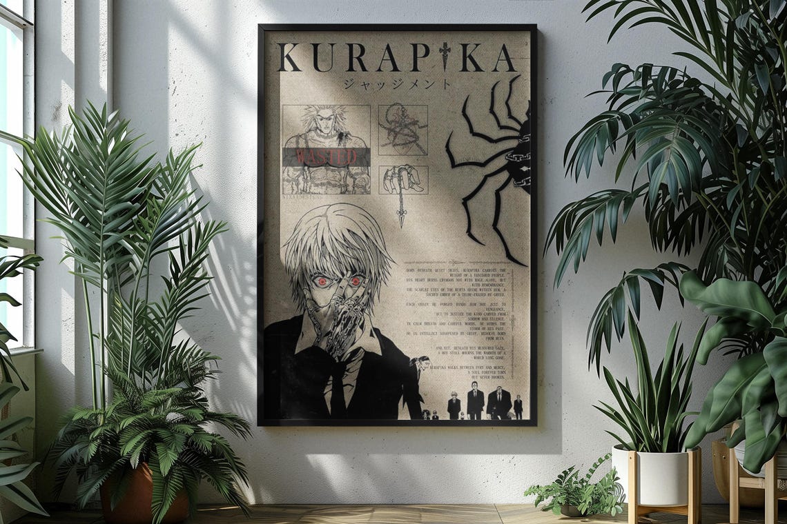 Kurapika Hunter X Hunter Anime Manga Poster Unframed Size 24''x36''