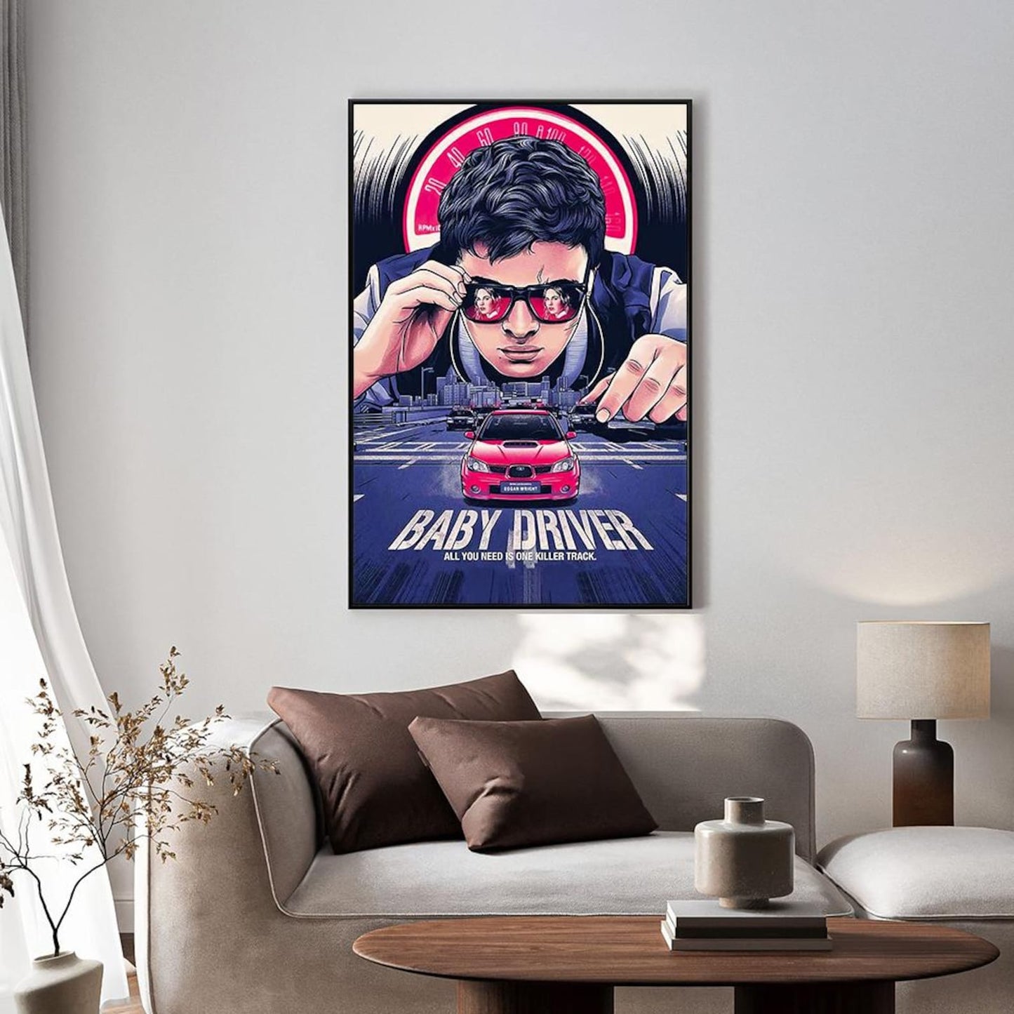 Baby Driver Movie Poster V1 Unframed Size 24''x36''