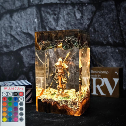 Black Myth Wukong Lamp, Resin Night Light