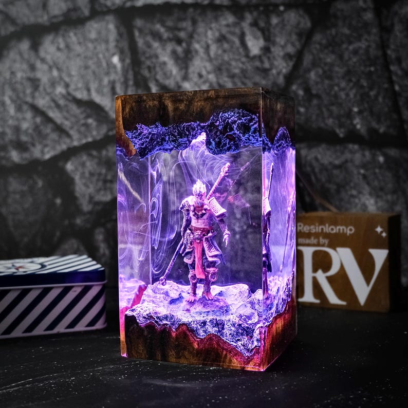 Black Myth Wukong Lamp, Resin Night Light