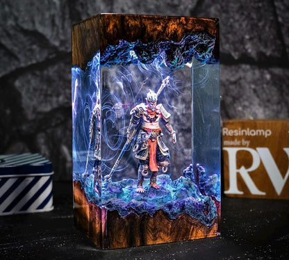 Black Myth Wukong Lamp, Resin Night Light