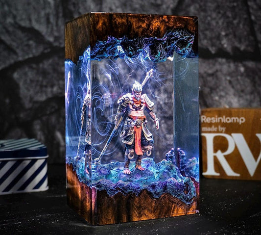 Black Myth Wukong Lamp, Resin Night Light