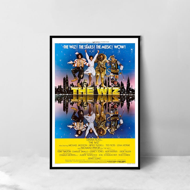 The Wiz Movie Poster Unframed Size 24''x36''