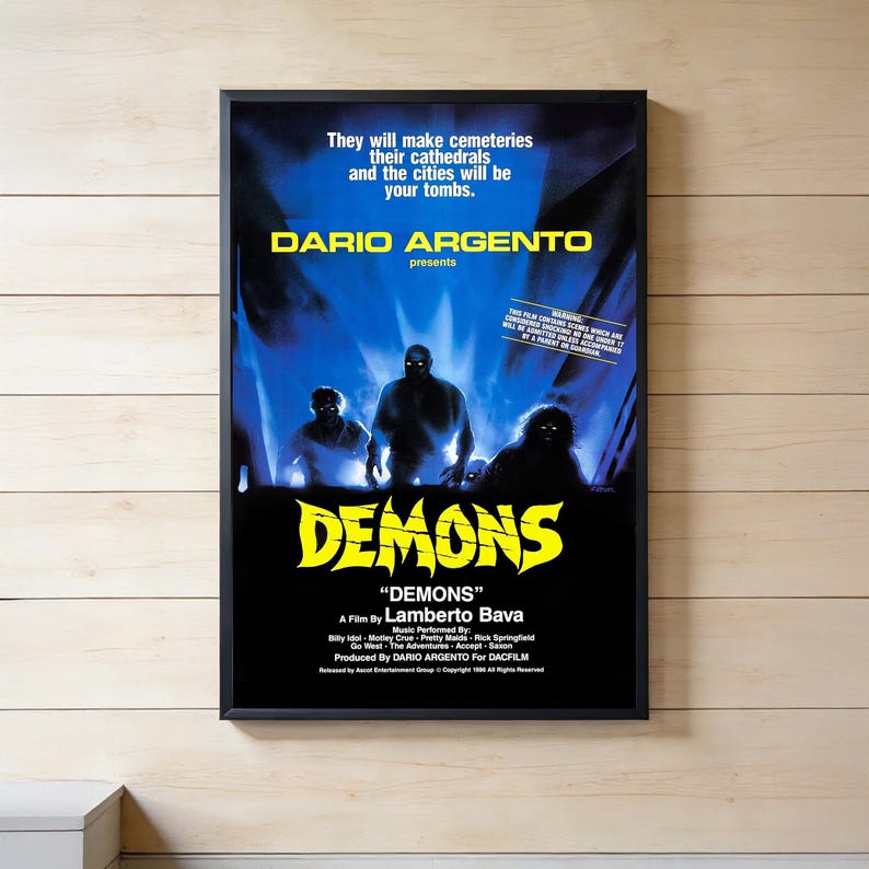 Demons Movie Poster Unframed Size 24''x36''