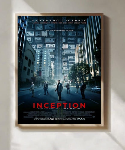 Inception 2010 Movie Poster Unframed Size 24''x36''