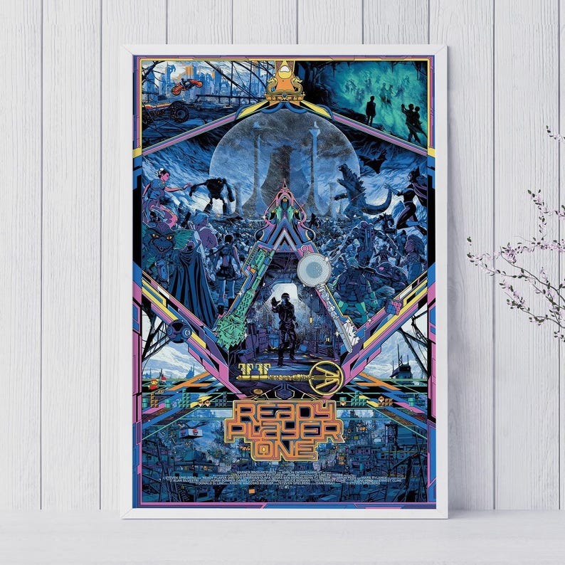 Ready Player One Movie Poster Unframed Size 24''x36''