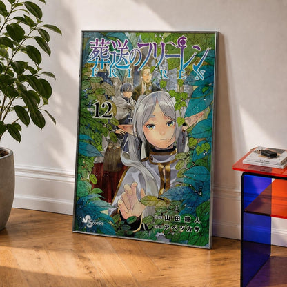 Frieren: Beyond Journey'S End Anime Manga Poster V2 Unframed Size 24''x36''