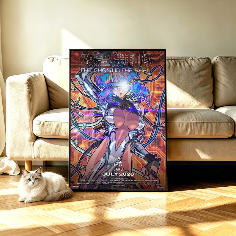 The Ghost In The Shell 2026 Poster Unframed Size 24''x36''
