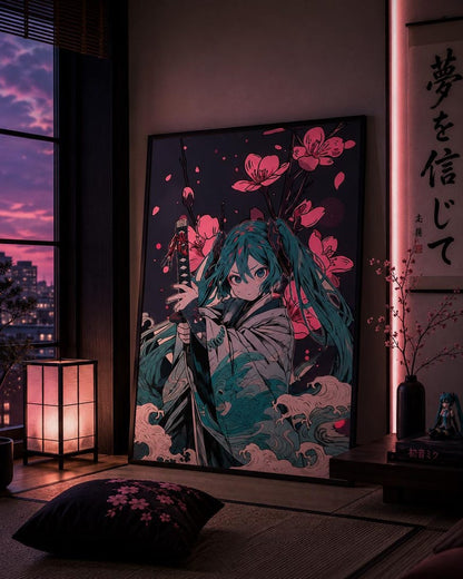 Hatsune Miku Poster Unframed Size 24''x36''