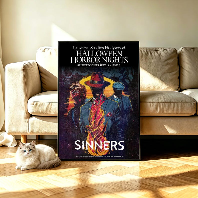 Sinners Movie Poster Unframed Size 24''x36''