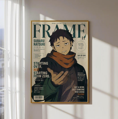 Re Zero Art Subaru Starting Life Poster V1 Unframed Size 24''x36''
