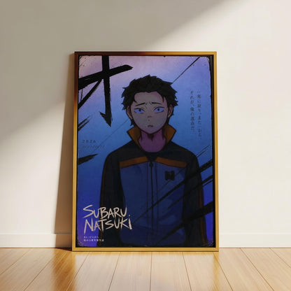 Re Zero Art Subaru Starting Life Poster V2 Unframed Size 24''x36''