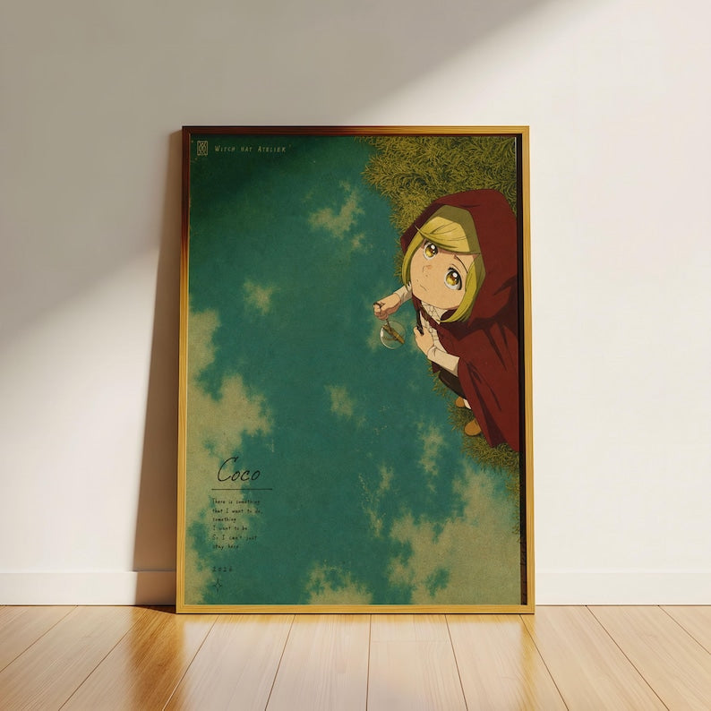 Coco Witch Hat Atelier Anime Poster V1 Unframed Size 24''x36''