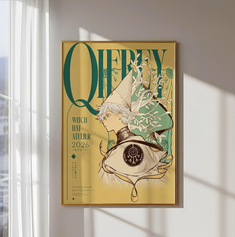 Witch Hat Atelier Qifrey Poster V2 Unframed Size 24''x36''