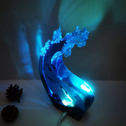 Whale Shark Art Lamp, Personalized Handicraft Diver Ornaments, Best Friend Gift, Unique Decoration, Dad Gift, Christmas Gift