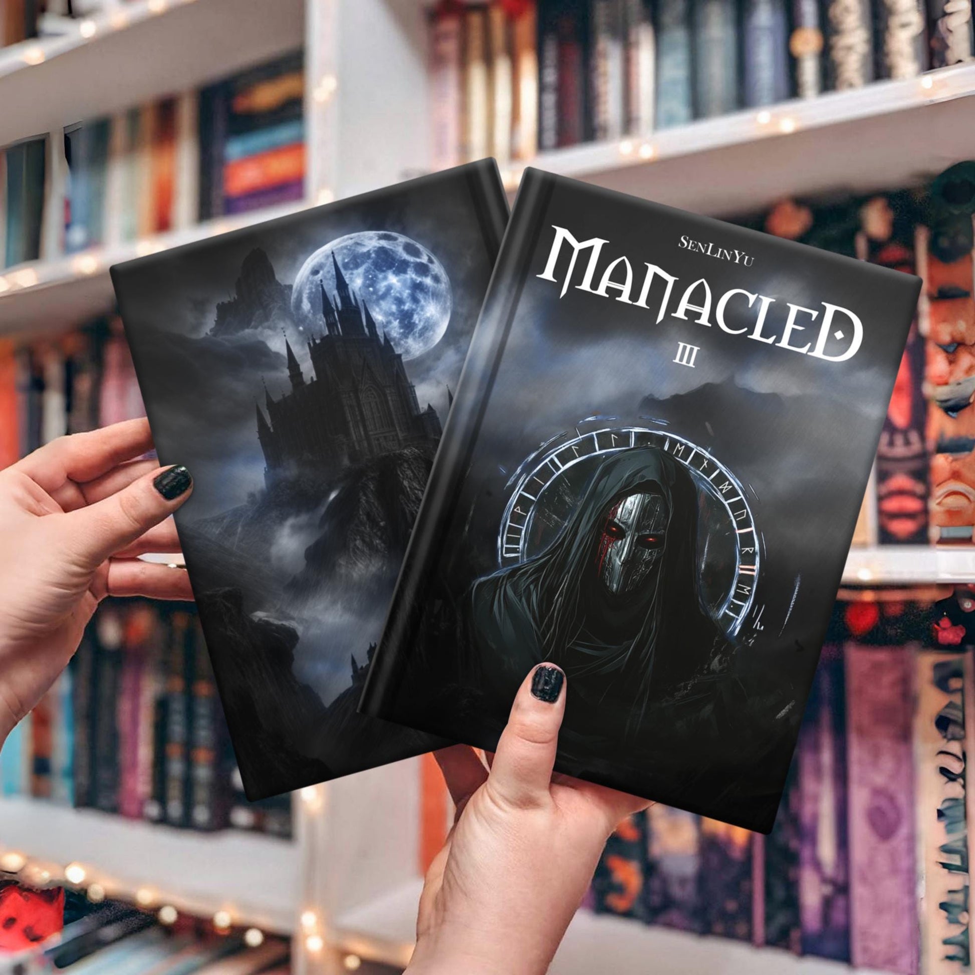 Hardcover Book With Illustrations - Manacled, Luxurious Packaging With Box