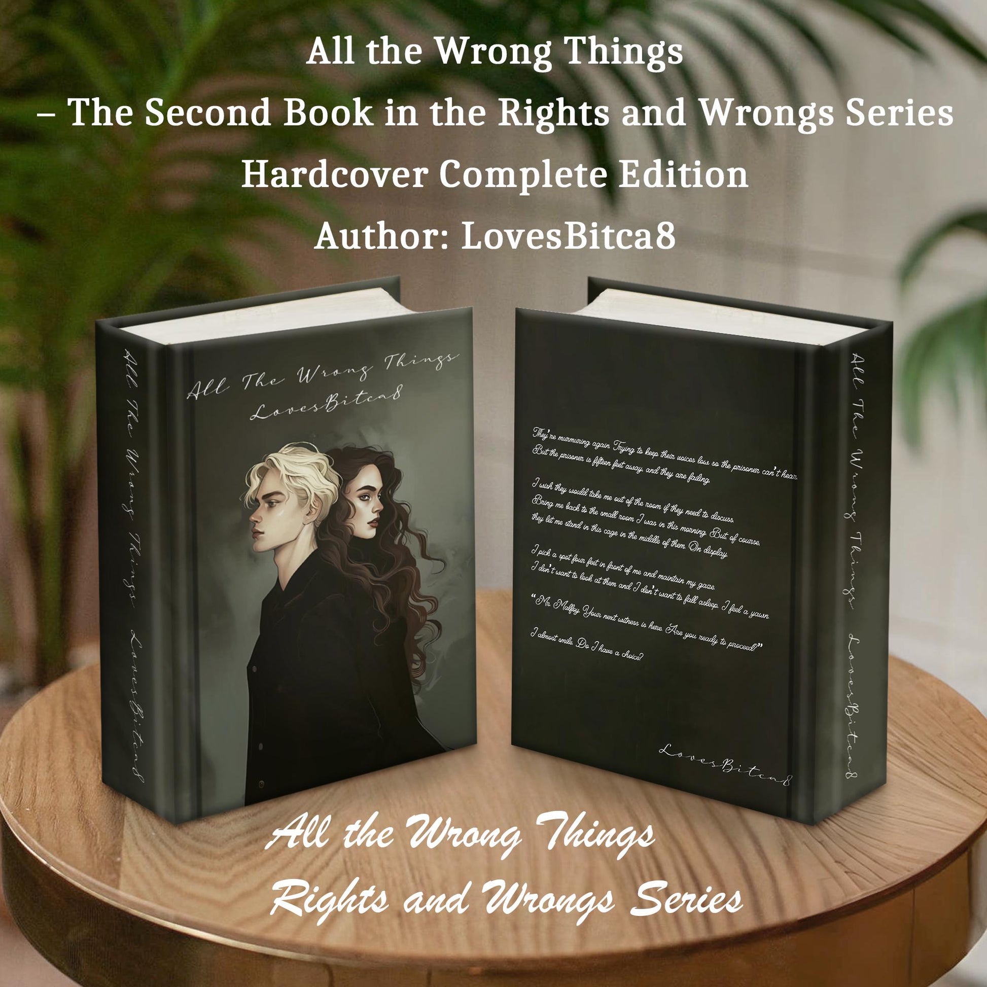 Romantic Fantasy Books: All The Wrong Things, Hardcover Edition of Dramione fan Fiction