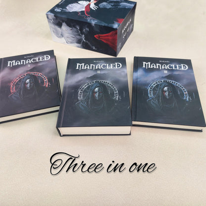 Manacled Book, Colored-Picture Cover With Box, Hardcover Book, Complete Three-In-One Series, Dramione Fanfic