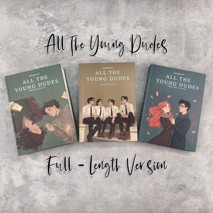 All The Young Dudes Book, Hand Binding, Hardcover Book, Complete Version With 3 Volumes