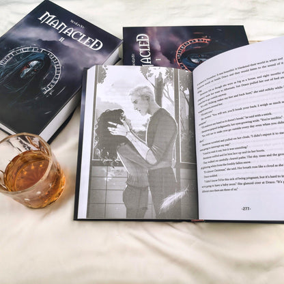 Manacled Book, Colored-Picture Cover With Box, Hardcover Book, Complete Three-In-One Series, Dramione Fanfic