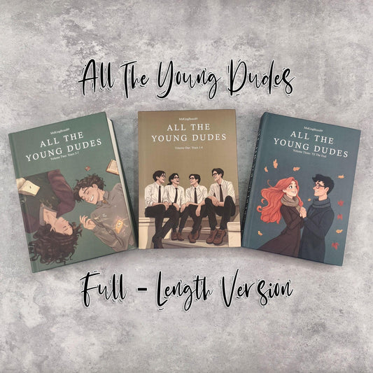 All The Young Dudes, Hardcover Book, 3 - Book Complete Series, Written by MsKingBean89
