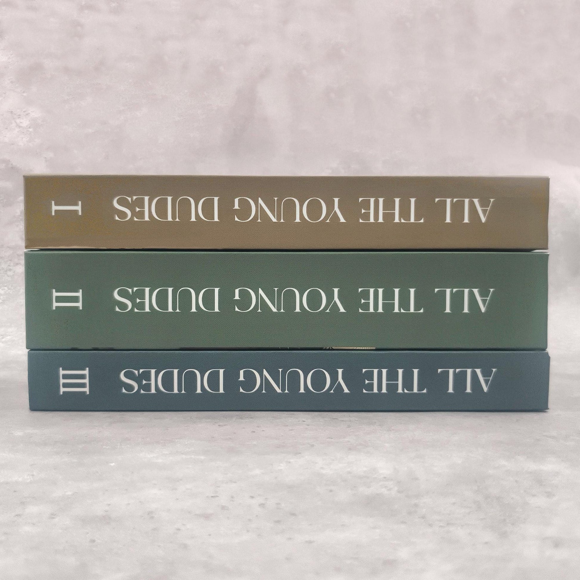 All The Young Dudes Book, Hand Binding, Hardcover Book, Complete Version With 3 Volumes