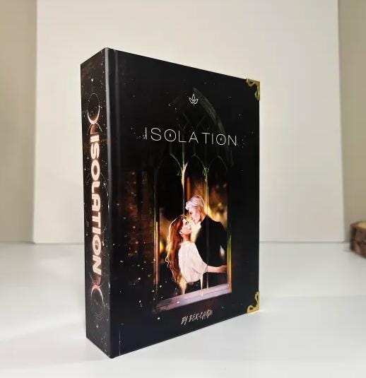 Isolation hardcover book Slow Burn Enemies to Lovers Romance