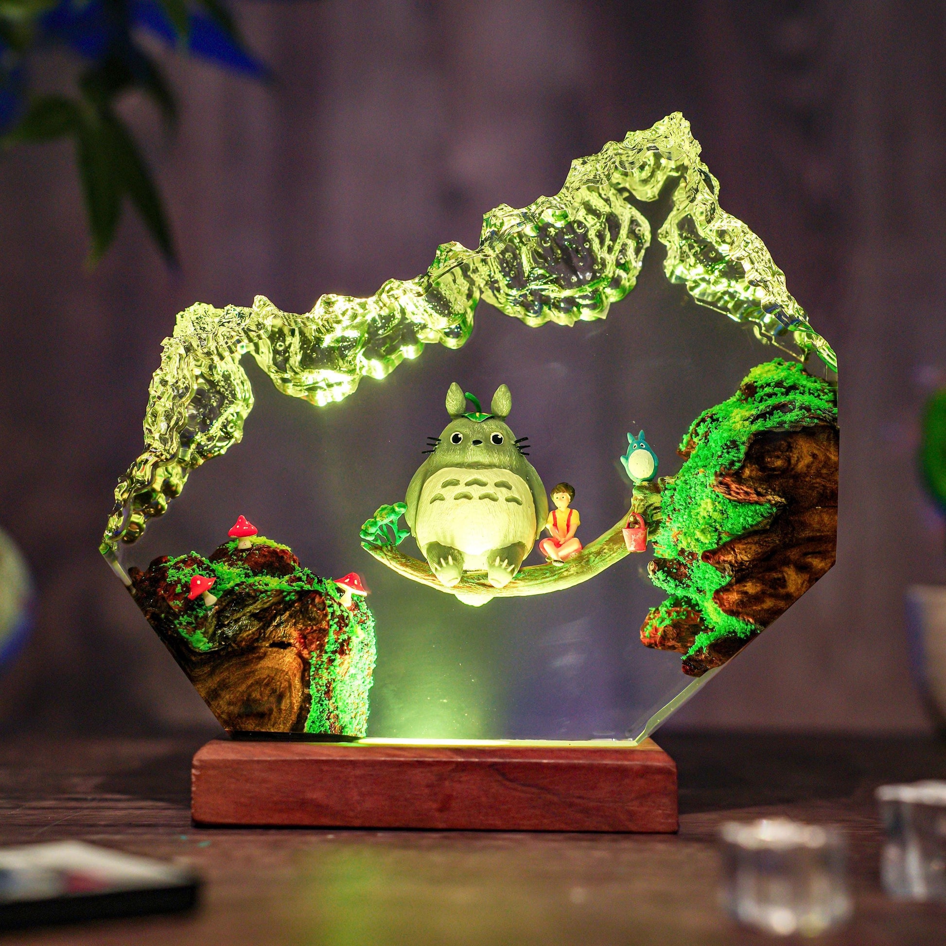 Custom anime lamp, famous anime Resin Lamp, handmade Night Light, Housewarming gift, Japan hot anime, Christmas gift, halloween gift