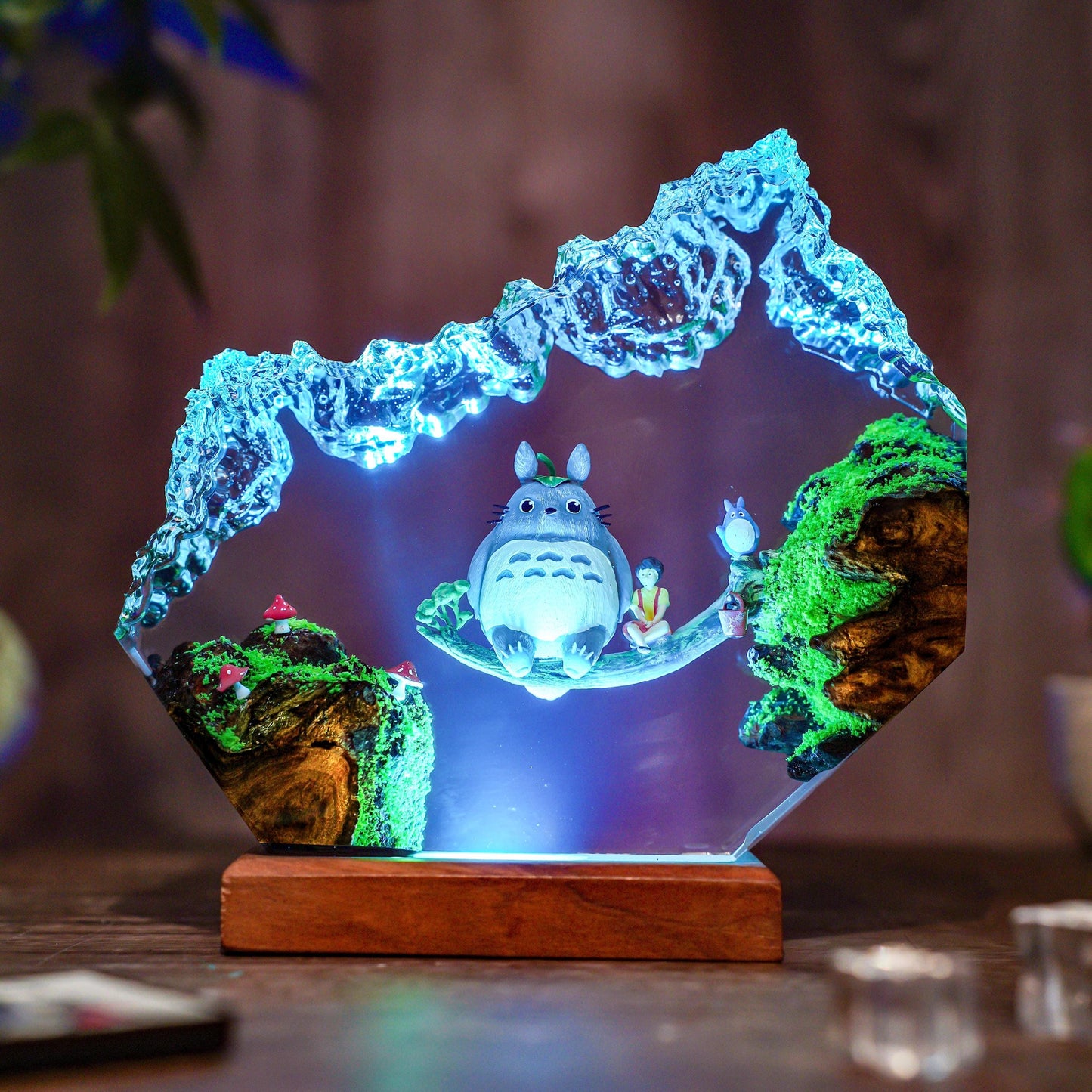 Custom anime lamp, famous anime Resin Lamp, handmade Night Light, Housewarming gift, Japan hot anime, Christmas gift, halloween gift