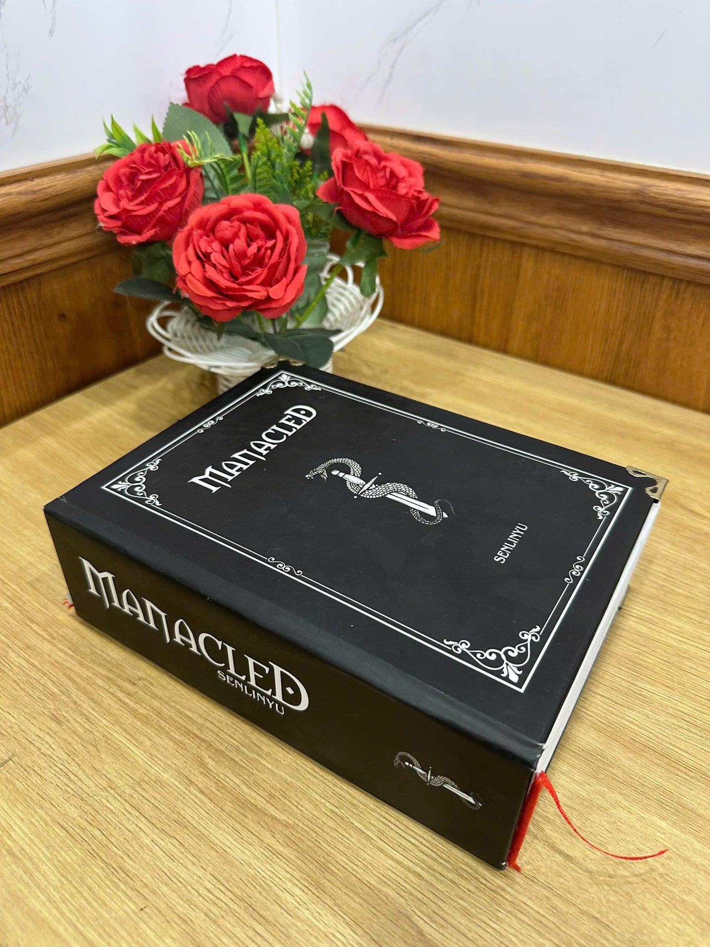 MANACLED Hardcover Book: Illustrated Romantic Dramione Fanfiction, Snake Cover Art