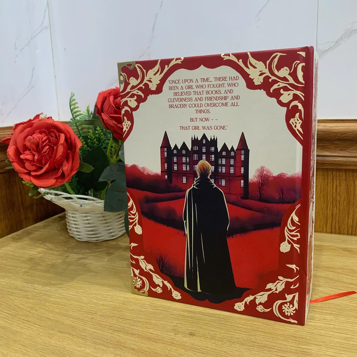 Manacled Hardcover Book: Illustrated Romantic Dramione Fanfiction, Red Cover Art
