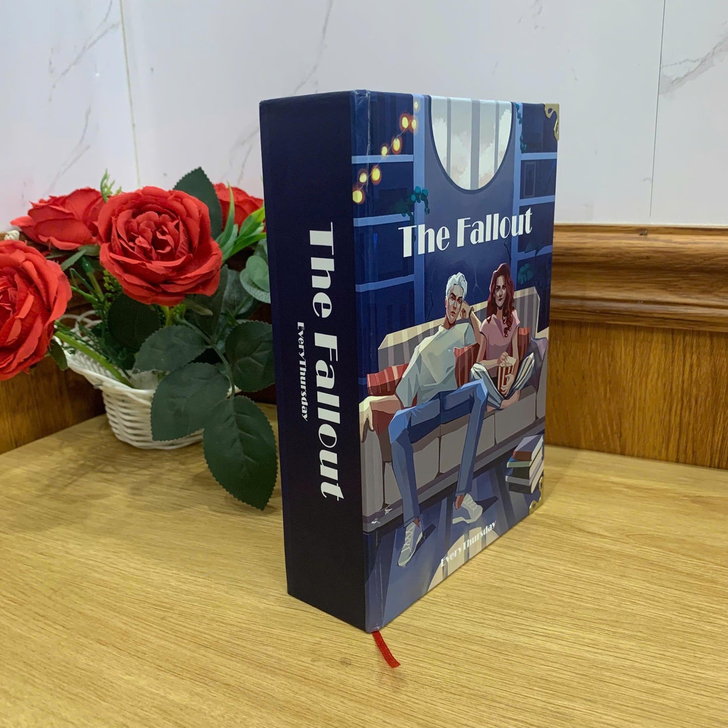 THE FALLOUT Hardcover Book: Illustrated Romantic Dramione Fanfiction, Homie Cover Art