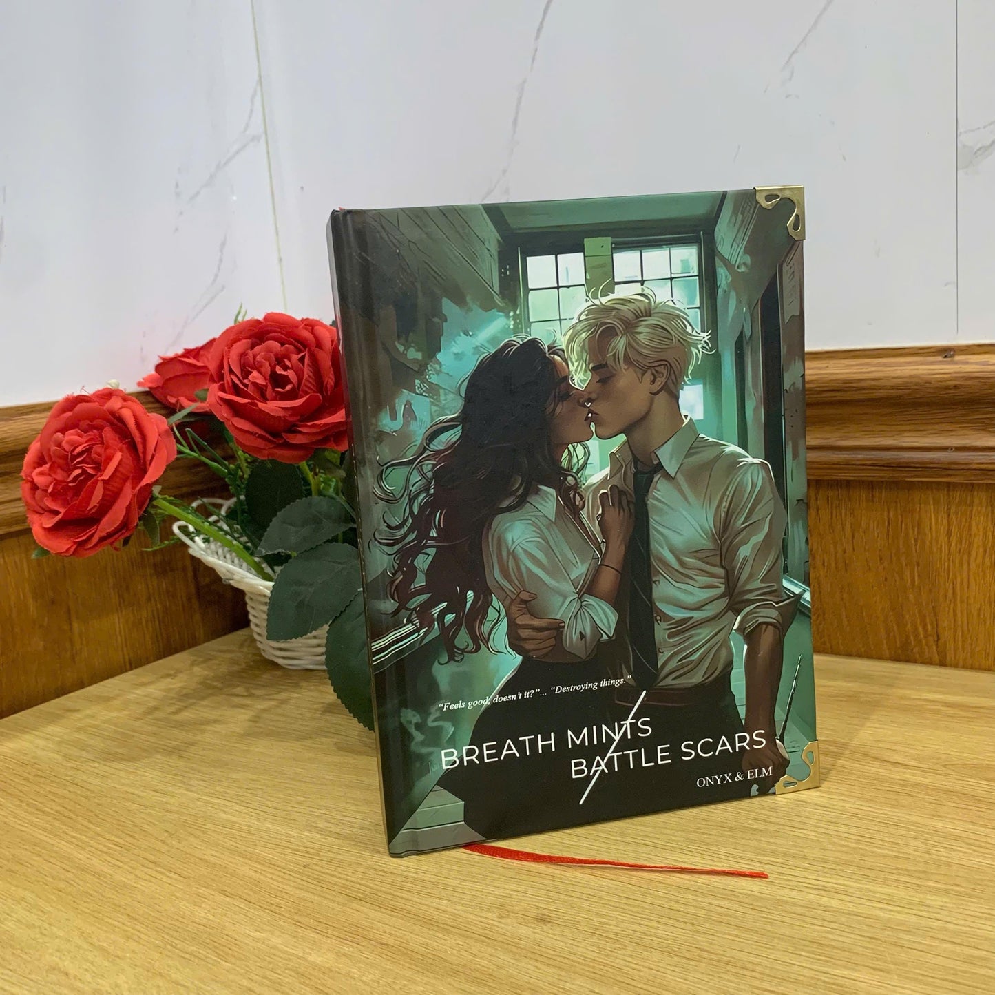Breath Mints / Battle Scars Hardcover Book: Illustrated Romantic Dramione Fanfiction, Fantasy Cover Art