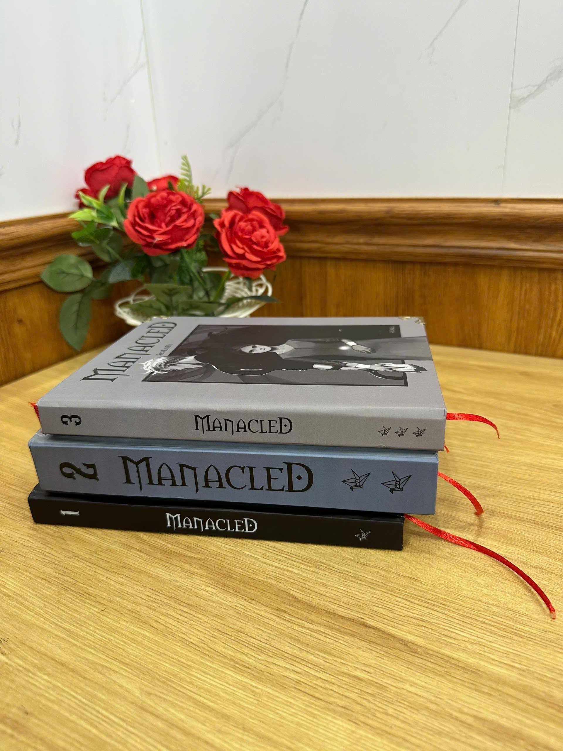 MANACLED with 3-Volume Set: Hardcover Collection, Illustrated Romantic Dramione Fanfiction, Classic Cover Art