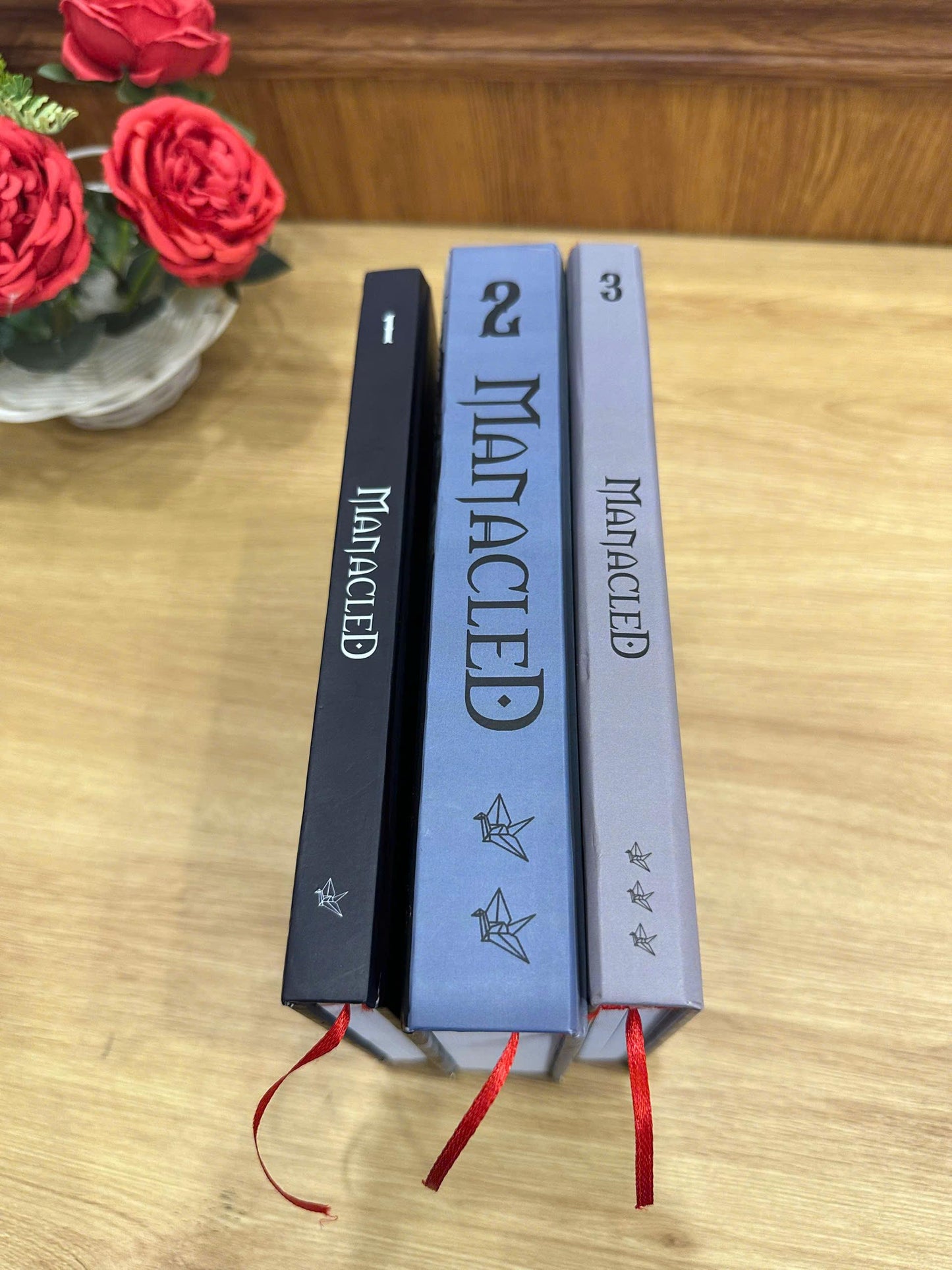 MANACLED with 3-Volume Set: Hardcover Collection, Illustrated Romantic Dramione Fanfiction, Classic Cover Art