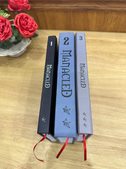 MANACLED with 3-Volume Set: Hardcover Collection, Illustrated Romantic Dramione Fanfiction, Classic Cover Art