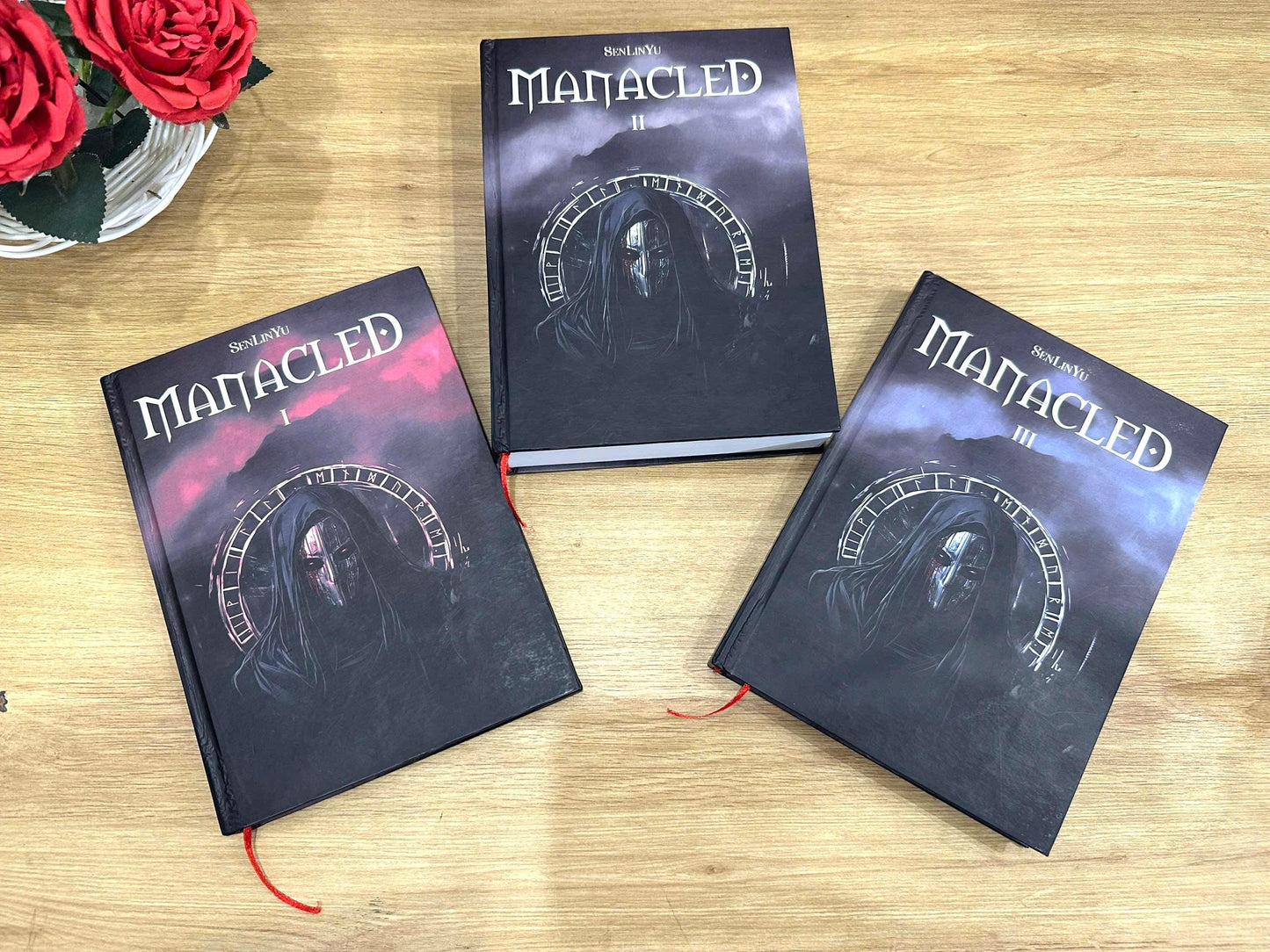 MANACLED with 3-Volume: in BOX-SET Hardcover Collection, Illustrated Romantic Dramione Fanfiction, Ghost Cover Art