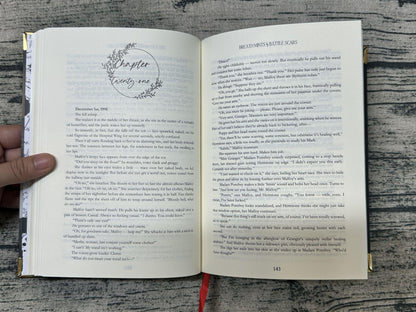 Breath Mints Battle Scars Book,  Handmade Book Binding, Gift-Ready Edition