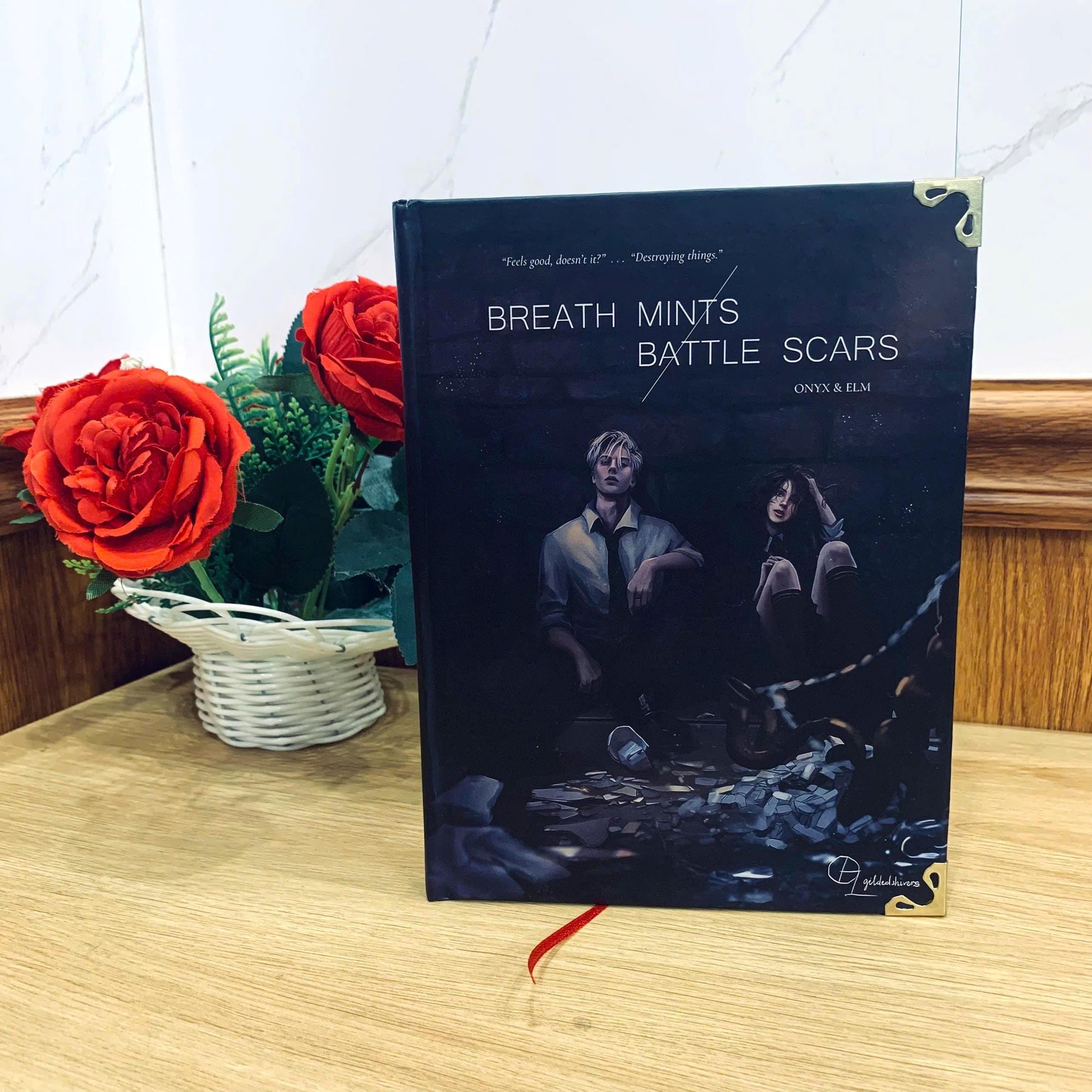 Breath Mints / Battle Scars Hardcover Book: Illustrated Romantic Dramione Fanfiction, Special Cover Art
