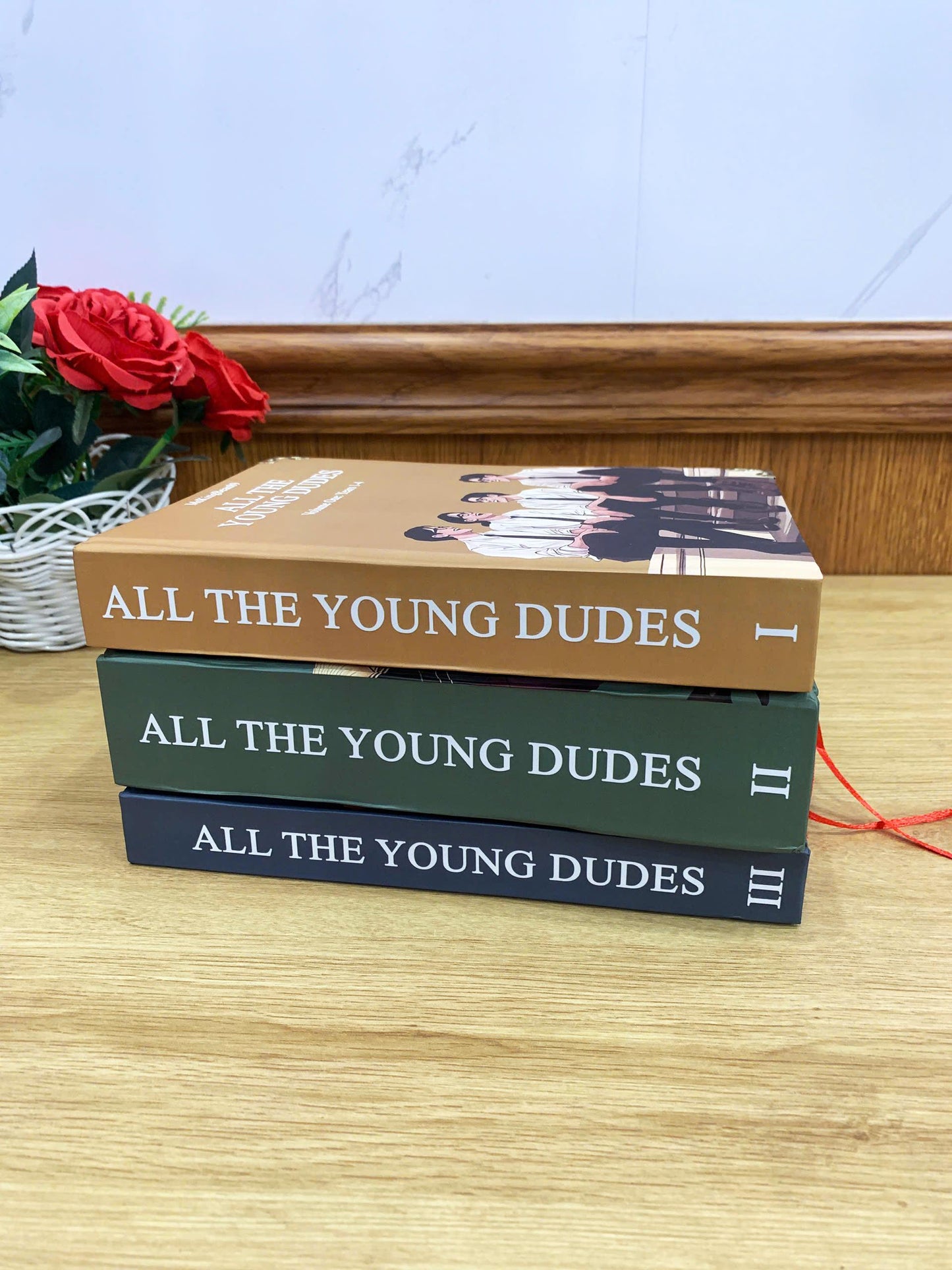 All The Young Dudes with 3-Volume Set: Hardcover Collection, Illustrated Romantic Dramione Fanfiction, Cheerful Cover