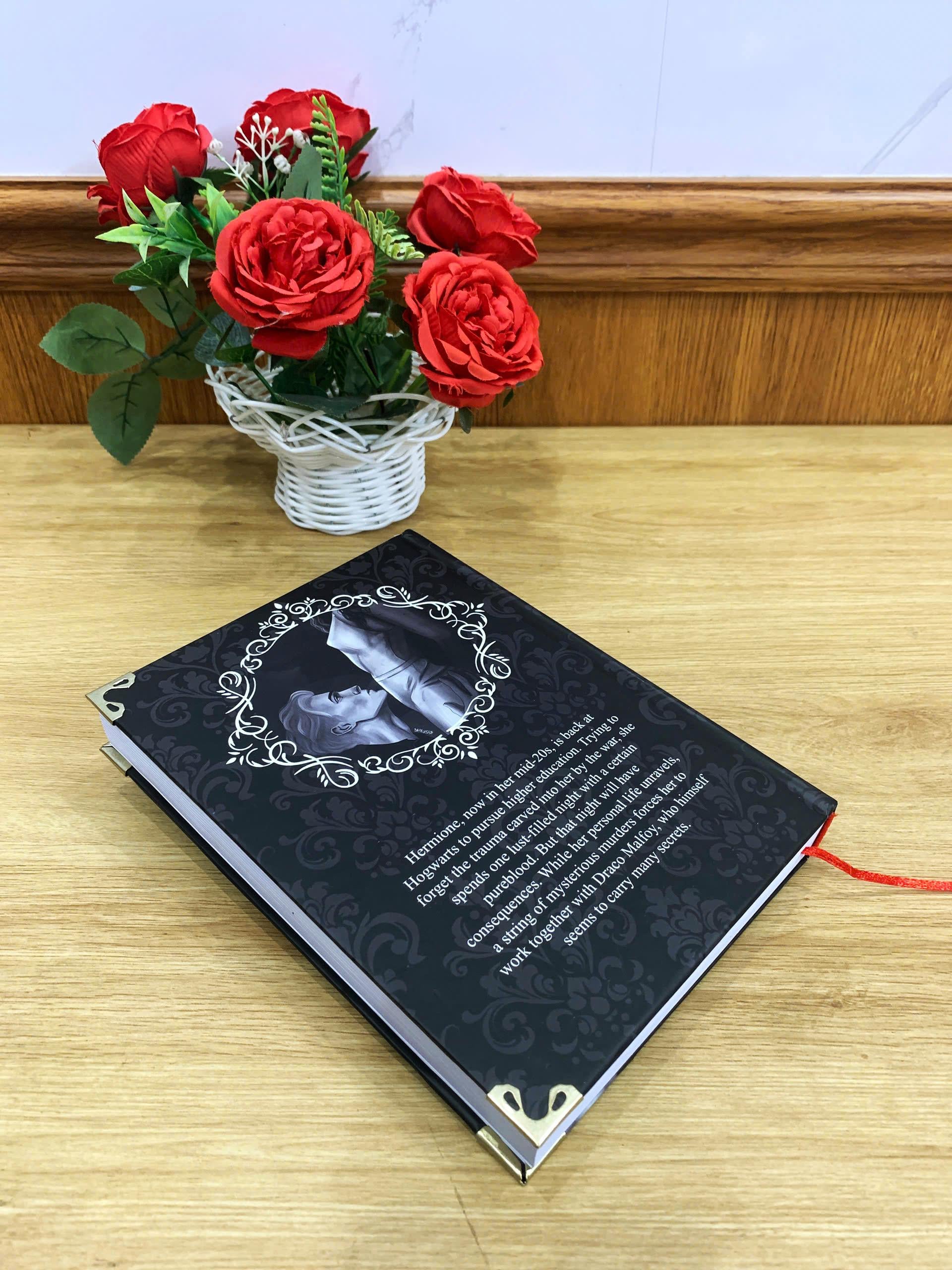 DAMAGED GOODS Hardcover Book: Illustrated Romantic Dramione Fanfiction, Black Cover Art