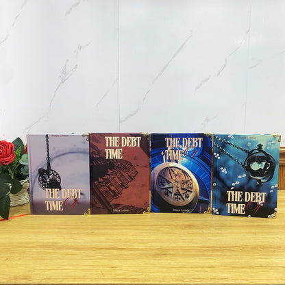 The DEBT OF TIME with 4-Volume Set: Hardcover Collection, Illustrated Romantic Dramione Fanfiction, PendulumClock Cover